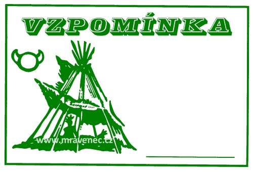 Diplom A6 - Vzpomínka, týpí