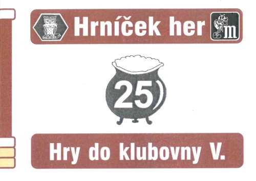 Hry do klubovny V. - Hry na zručnost a orientaci - HH 25.