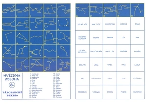 Hvězdná obloha (tábornické pexeso)