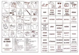 Jedeme na tábor (tábornické pexeso)