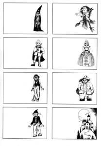 Pohádkové postavy 1. (A4)