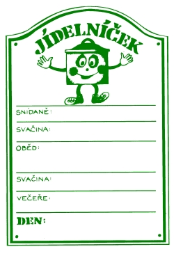 Jídelníček A5