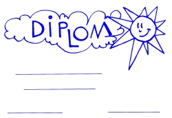 Diplom A5 - Sluníčko