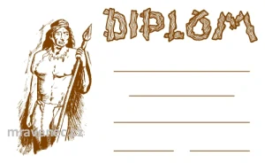 Diplom A5 - Pravěk, lovec