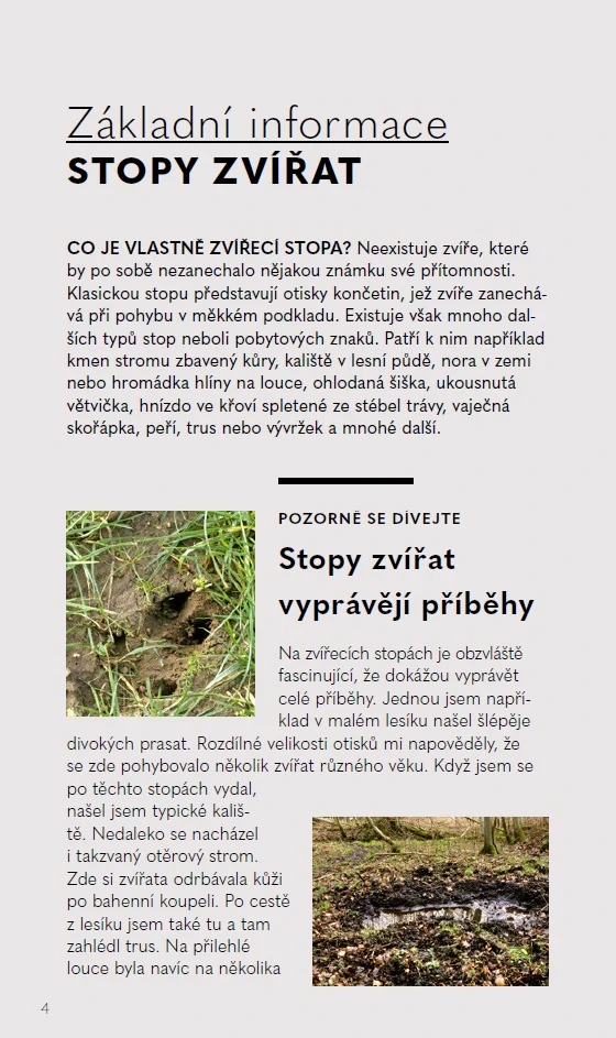 Stopy zvířat - Do kapsy