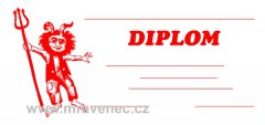 Diplom 1/3 A4 - Čert