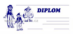 Diplom 1/3 A4 - Dlouhý, Široký, Bystrozraký
