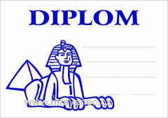 Diplom A5 - Egypt - sfinga