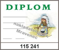 Diplom A5 - Indián vaří - barevný
